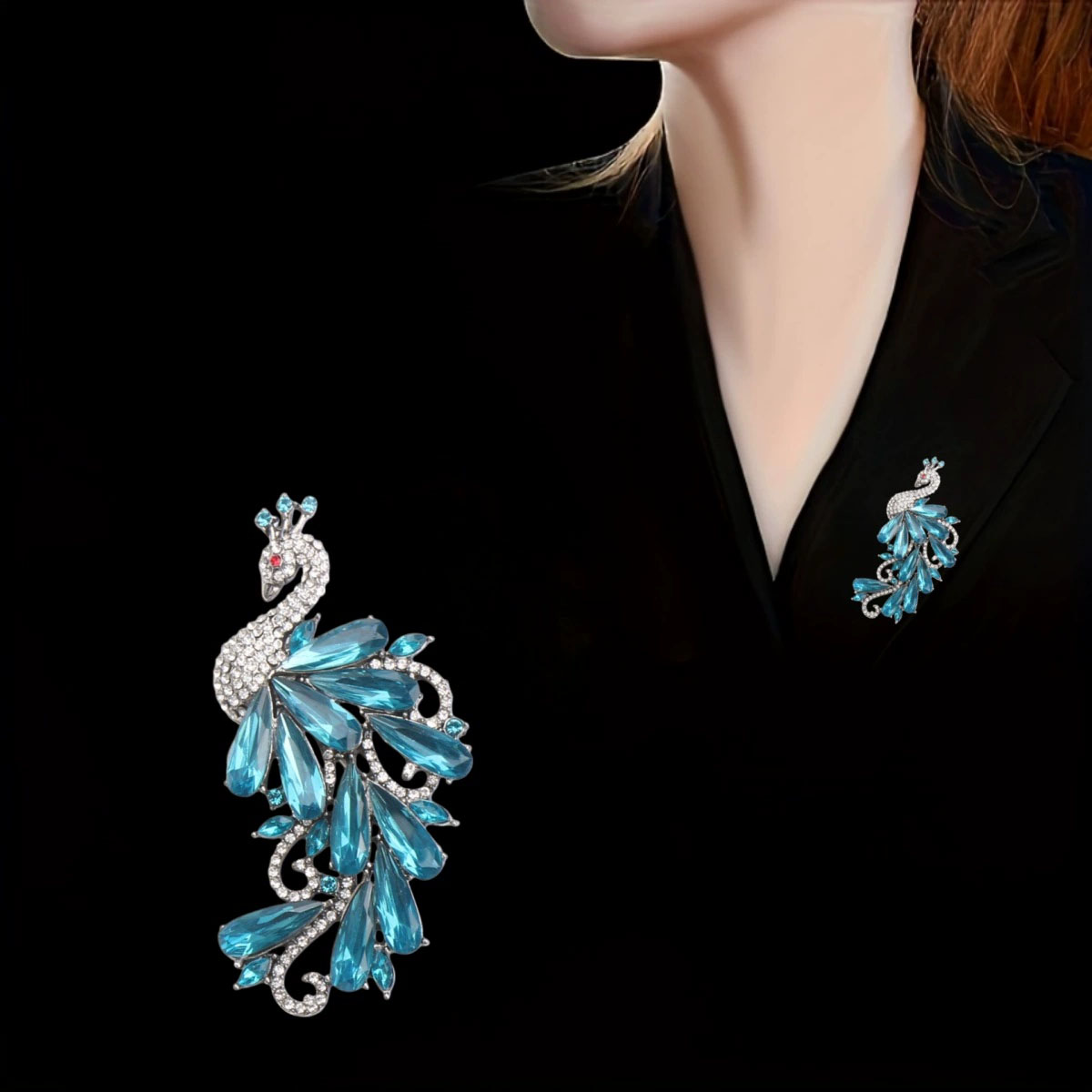 Suit Supply Wedding Party - Broche de Lujo con Pedrería de