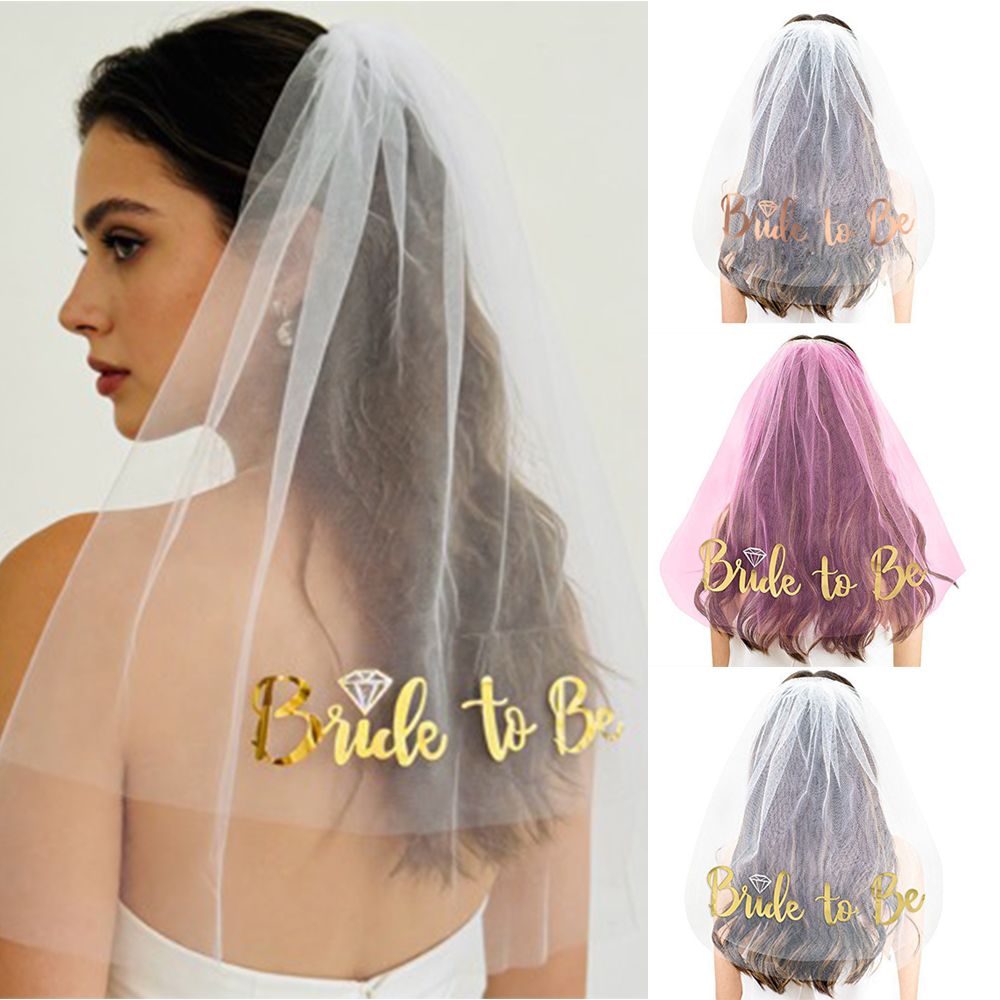 Wedding Supply Store - Velo de Novia Rosa Dorado para