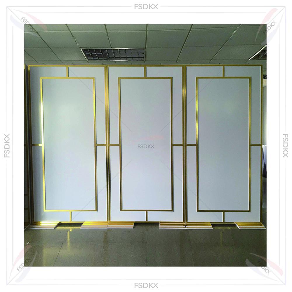 Wedding Party Supply Rentals - Telón de Fondo Dorado Brillante para