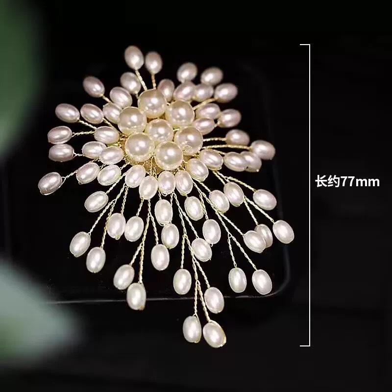 Broche de perlas para mujer el - Suit Supply Wedding Party reseña y precio
