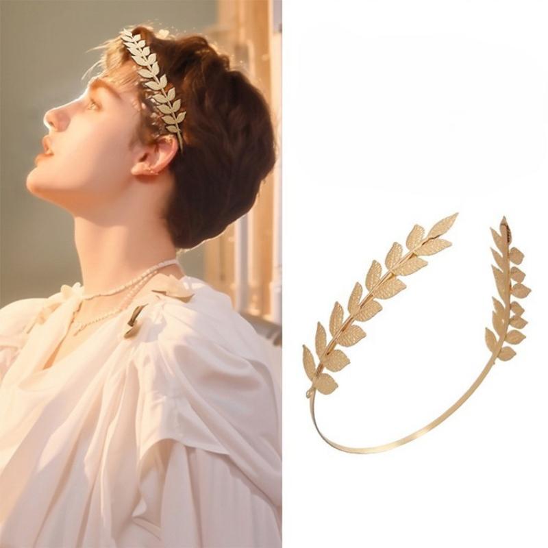 Diadema de hojas de Color dora - Wedding Supply Store reseña y precio