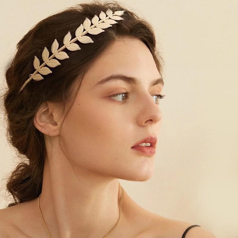 Diadema de hojas de Color dora - Wedding Supply Store reseña y precio