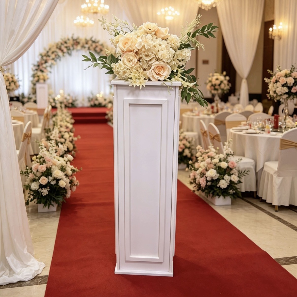 Accesorios para bodas, columna - Supply Wedding Venue reseña y precio