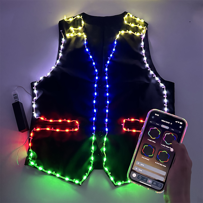 Traje LED a todo Color, Ropa d - Suit Supply Wedding Party reseña y precio